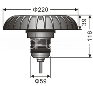 Lampa cu LED pentru iluminat piscine si fantani arteziene