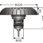 Lampa cu LED pentru iluminat piscine si fantani arteziene