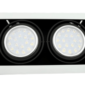Lampa incorporabila tip grille light cu LED 2x18W