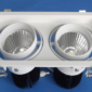 Lampa incorporabila tip grille light cu LED  2x20W
