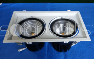 Lampa incorporabila tip grille light cu LED 2x40W
